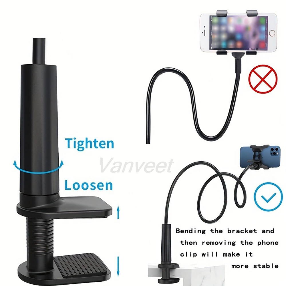 Mobile Pedestal Cabinet - 360 ° Гибкий держатель-подставка для телефона:
