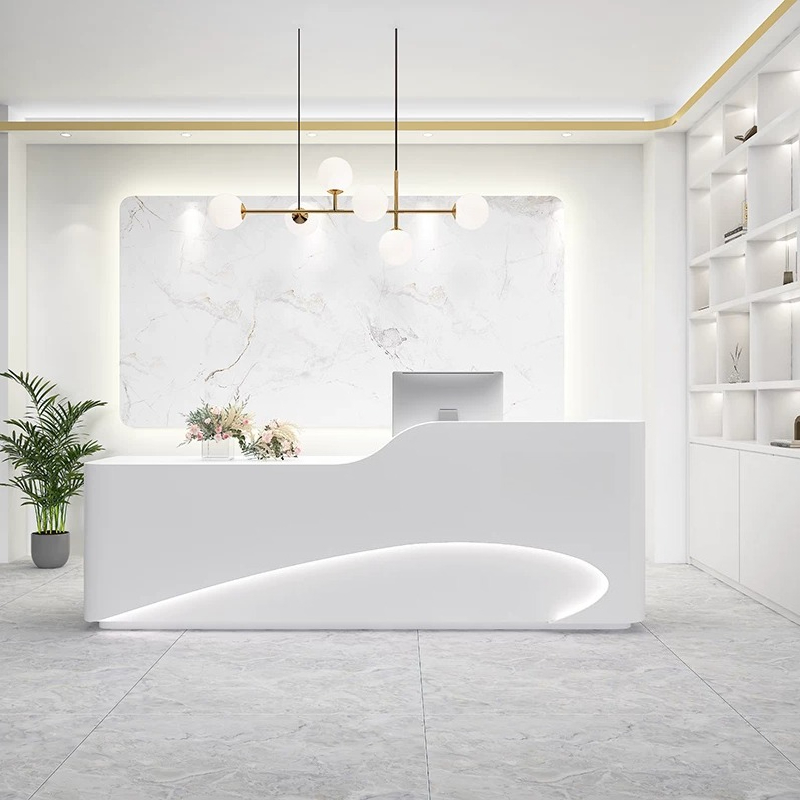 Office Furniture Company - Современная минималистичная стойка-ресепшн для магазина одежды,