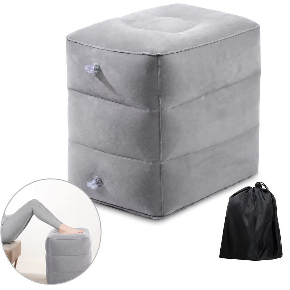 Office Footrest Cushion - Портативная надувная подушка-подставка для ног -