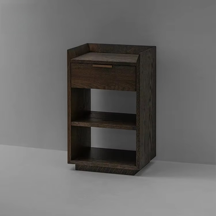 Locker Storage Metal - Прикроватная тумба из массива дерева в