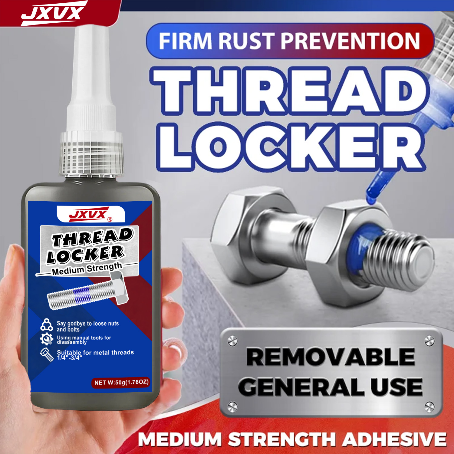 Locker Storage Metal - 50 мл Анаэробный фиксатор резьбы 243