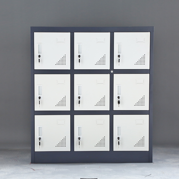 Locker Storage Metal - 9-дверный металлический шкаф для хранения вещей,