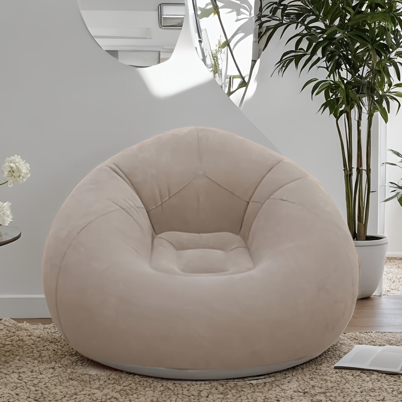 Office Furniture Heaven - Flocked PVC Inflatable Sofa Chair -