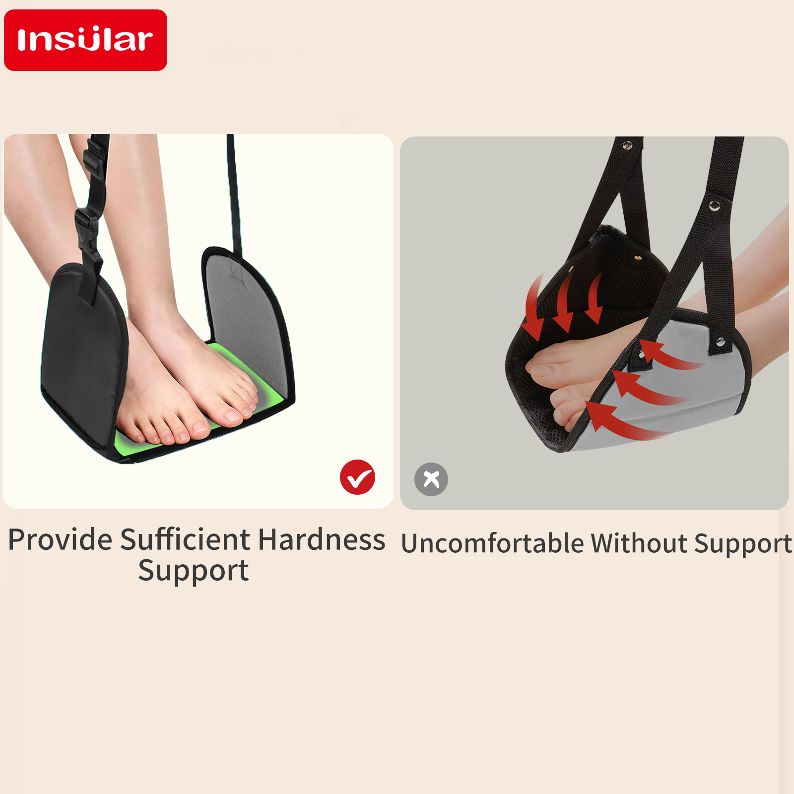 Детский дорожный гамак для ног – обзор и цена Office Footrest Cushion