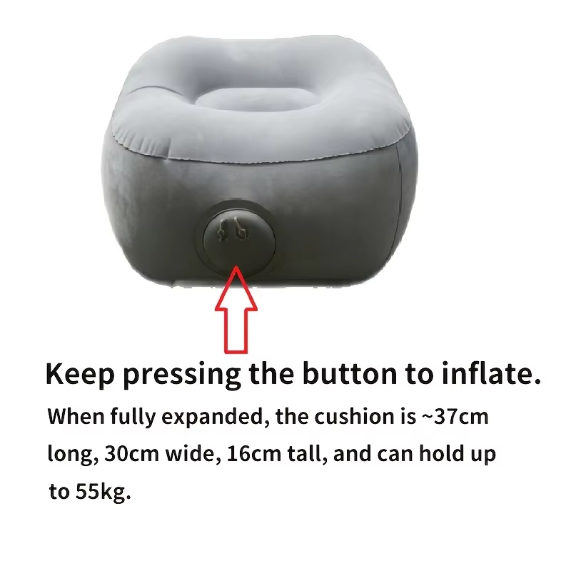 Надувная подушка-подставка для – обзор и цена Office Footrest Cushion