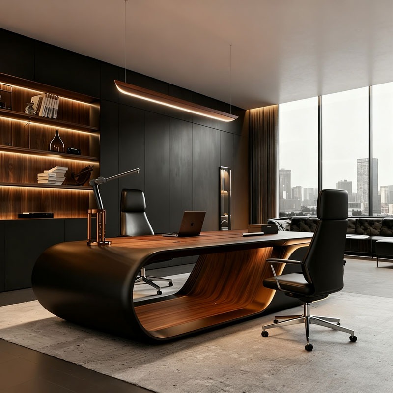Роскошный современный L-образн – обзор и цена Office Furniture Manufacturers