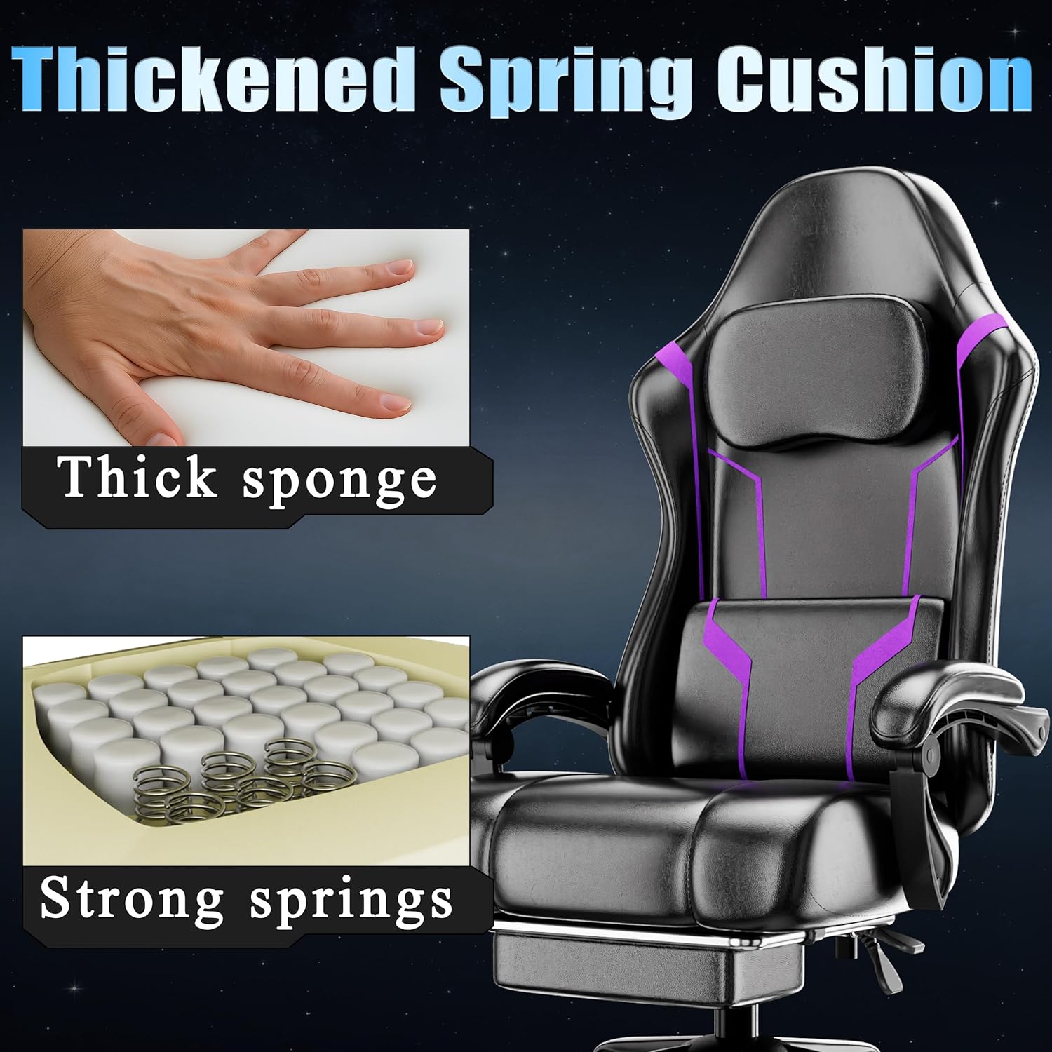 Эргономичное игровое кресло с  – обзор и цена Office Footrest Cushion