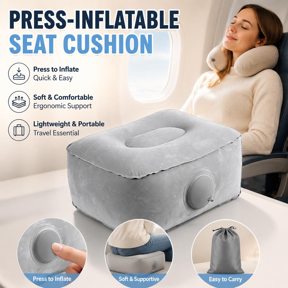 Надувная портативная подушка-п – обзор и цена Office Footrest Cushion